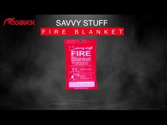 De Glasvezeldeken van de noodsituatiebrand Hittebestendig voor Huis en School