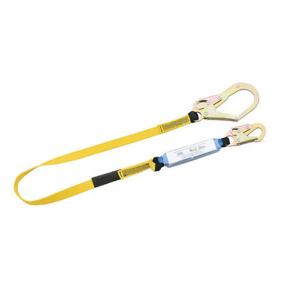 Kopen 30 mm polyester dubbele haakjes verstelbaar veiligheidsgordel voor valbescherming en schokdemper online vervaardiging