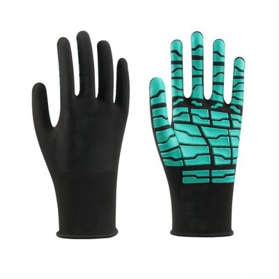 kopen 13 Gauge Rubber Dip Gloves met latexpuntencoating en open rugontwerp voor een verbeterde grip en comfort online vervaardiging