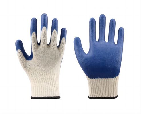 kopen 10 Gauge Polycotton Rubber Dip Gloves met Latex Smooth Coating en Open Back Design voor industriële veiligheid online vervaardiging