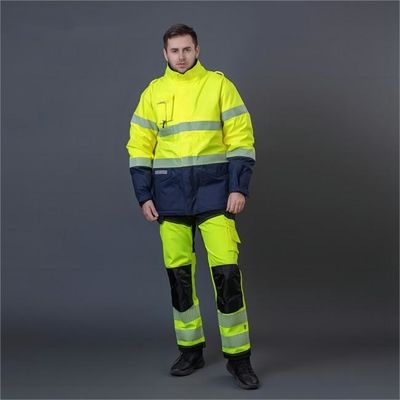 kopen 220-260 gm Waterdicht, vlamvertragend, veiligheidswerkpak voor industriële werknemers online vervaardiging