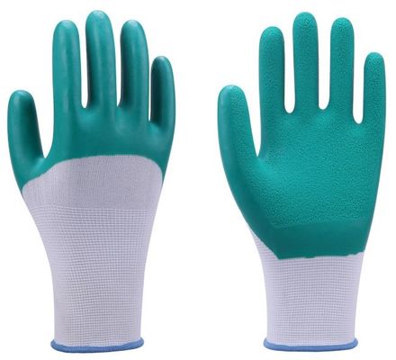 kopen Gloven van nylon met nitrilcoating, glijvast, maat 15 voor opslag en bouw online vervaardiging