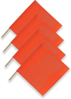 kopen Hoge van de Verkeersveiligheidsvlaggen van Visiblity Oranje de Tuinvlag Pool voor Vrachtwagenladingen het Slepen online vervaardiging