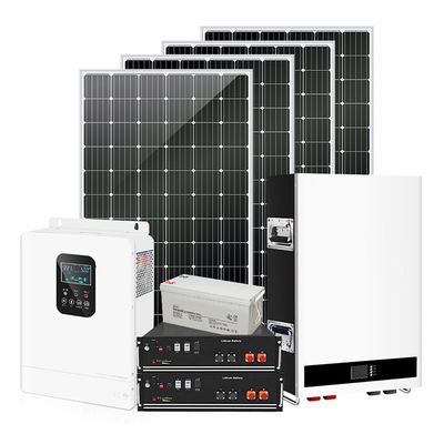 kopen Complete off-grid zonne-energie-kit met lithiumbatterijen 1000W-7200W voor zelfstandige stroomvoorziening online vervaardiging