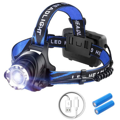 kopen 300 lumen helderheid waterdicht IPX4 verstelbare hoek LED-koplamp zaklamp voor kamperen en wandelen online vervaardiging