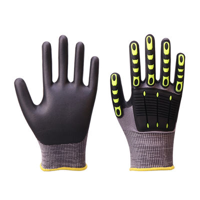 kopen TPR antivibratiehandschoenen van siliciumrubber met nitrilfoomcoating en EN388-gecertificeerd voor veilig werk online vervaardiging