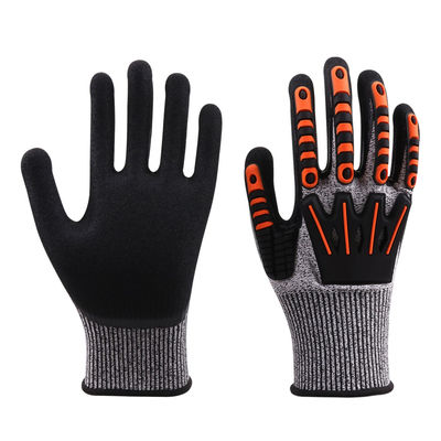 kopen 15 Gauge Flexible Impact Resistente Veiligheidshandschoenen Anti Vibration Cut Resistent online vervaardiging