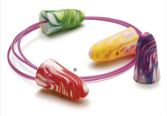 kopen Slow Rebound PU Foam Oordopjes met 60 cm kabel voor gehoorbescherming en geluidsreductie - CE EN166 gecertificeerd online vervaardiging