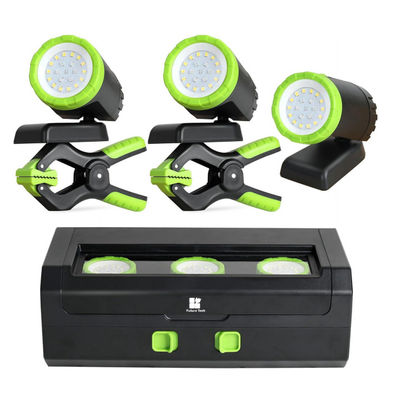 kopen 3-pakket 360° draaibare LED-werklichten met 650 lumen helderheid en USB-oplaadbare batterij voor kamperen online vervaardiging