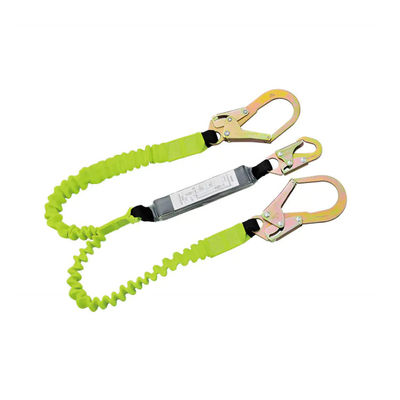 Goede prijs. 50 mm zware webbing schokabsorberende val-arrest touw met verstelbare lengte 1380mm-1800mm en twin-legged energie absorber online