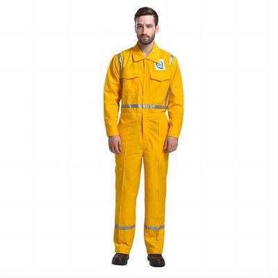 Goede prijs. 150 g / 200 g lichtgewicht vlamvertragende overalls met antistatische en alle seizoensbescherming voor de petrochemische en olie-gasindustrie online