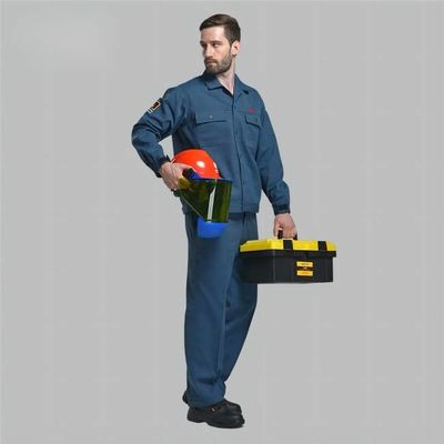 Goede prijs. Veiligheidswerk uniformen voor elektrotechnici met inherent vlamvertragend materiaal voor bescherming tegen boogflitsen, NFPA 70E-standaard, lichtgewicht en comfortabel online