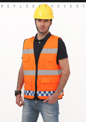 Goede prijs. 100% polyester vlamwerend High Vis vest met 5 cm hoge reflecterende tape voor industriële veiligheid online