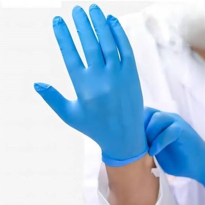 Goede prijs. CE-gecertificeerde poedervrije nitrilhandschoenen met een textuurgrijp op de vingertoppen voor veilig werk online