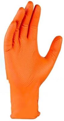 Goede prijs. 8.0gr Nitril Diamant Patroon Wegwerphandschoenen EN374-3 / EN374-4 Gecertificeerde veiligheidsglazen online