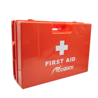Goede prijs. EHBO-kit voor 100 personen voor noodgevallen op de werkplek en thuis online